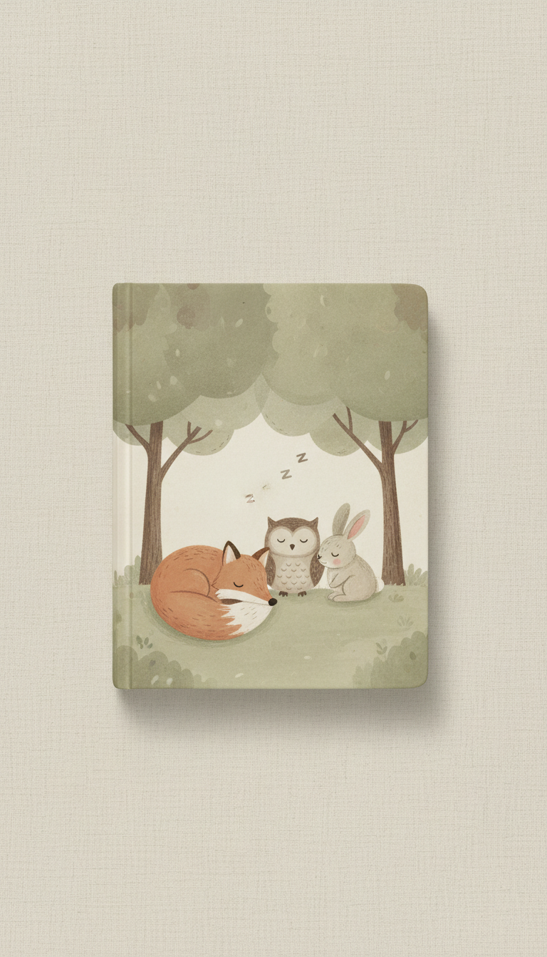 Illustrated Bedtime Storybook with Gilded Edges