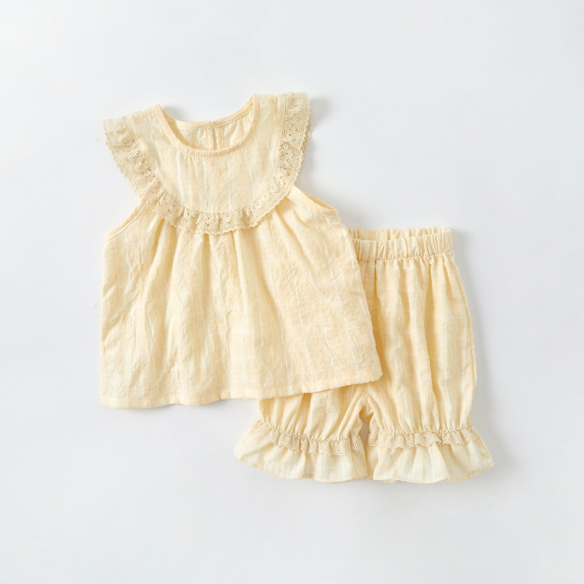 Buttercup Ruffle Top & Bloomer 2-Piece Baby Set