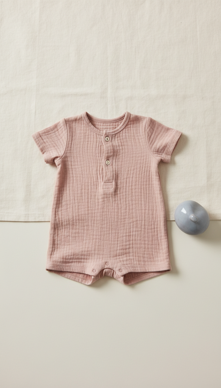 Organic Cotton Toddler Romper