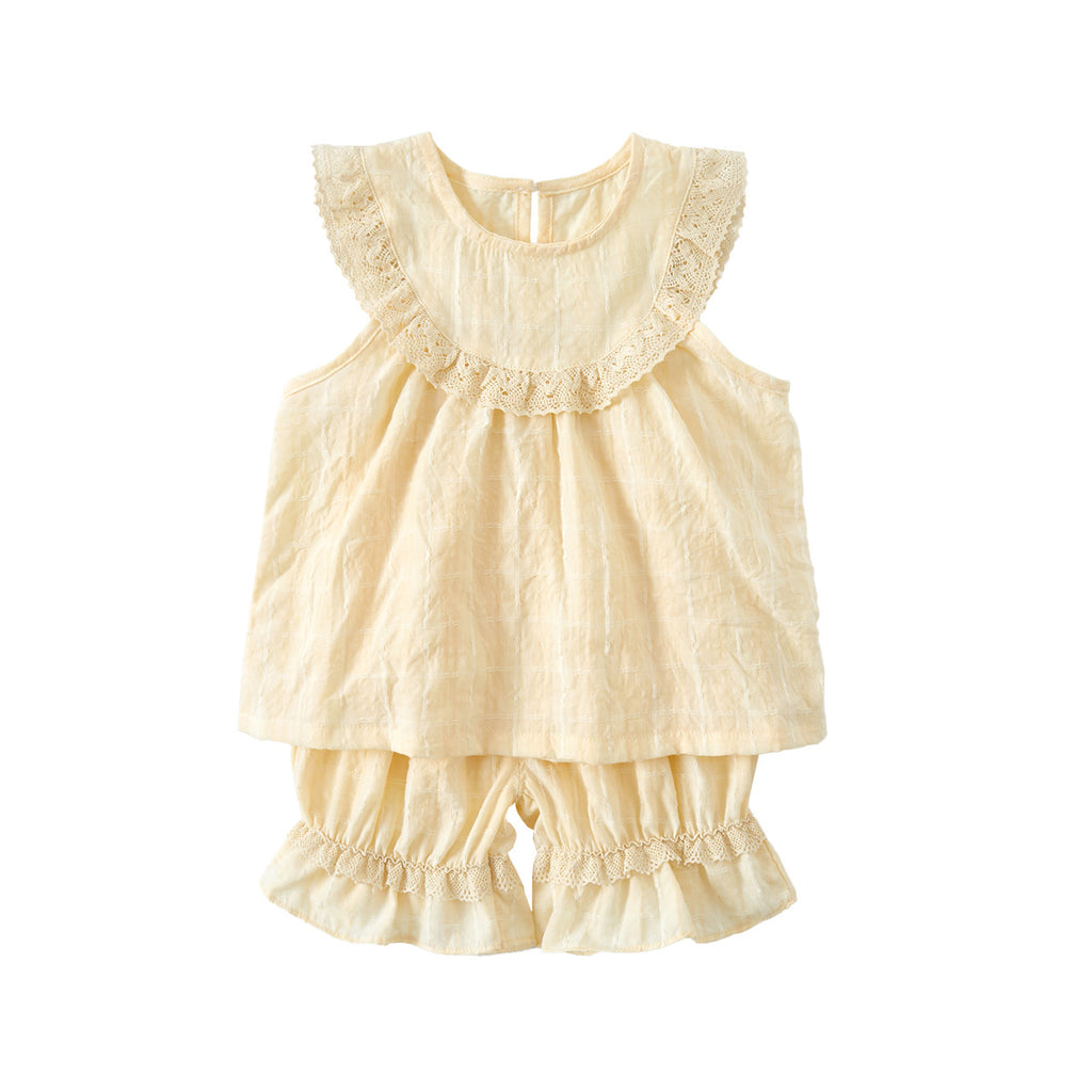 Buttercup Ruffle Top & Bloomer 2-Piece Baby Set