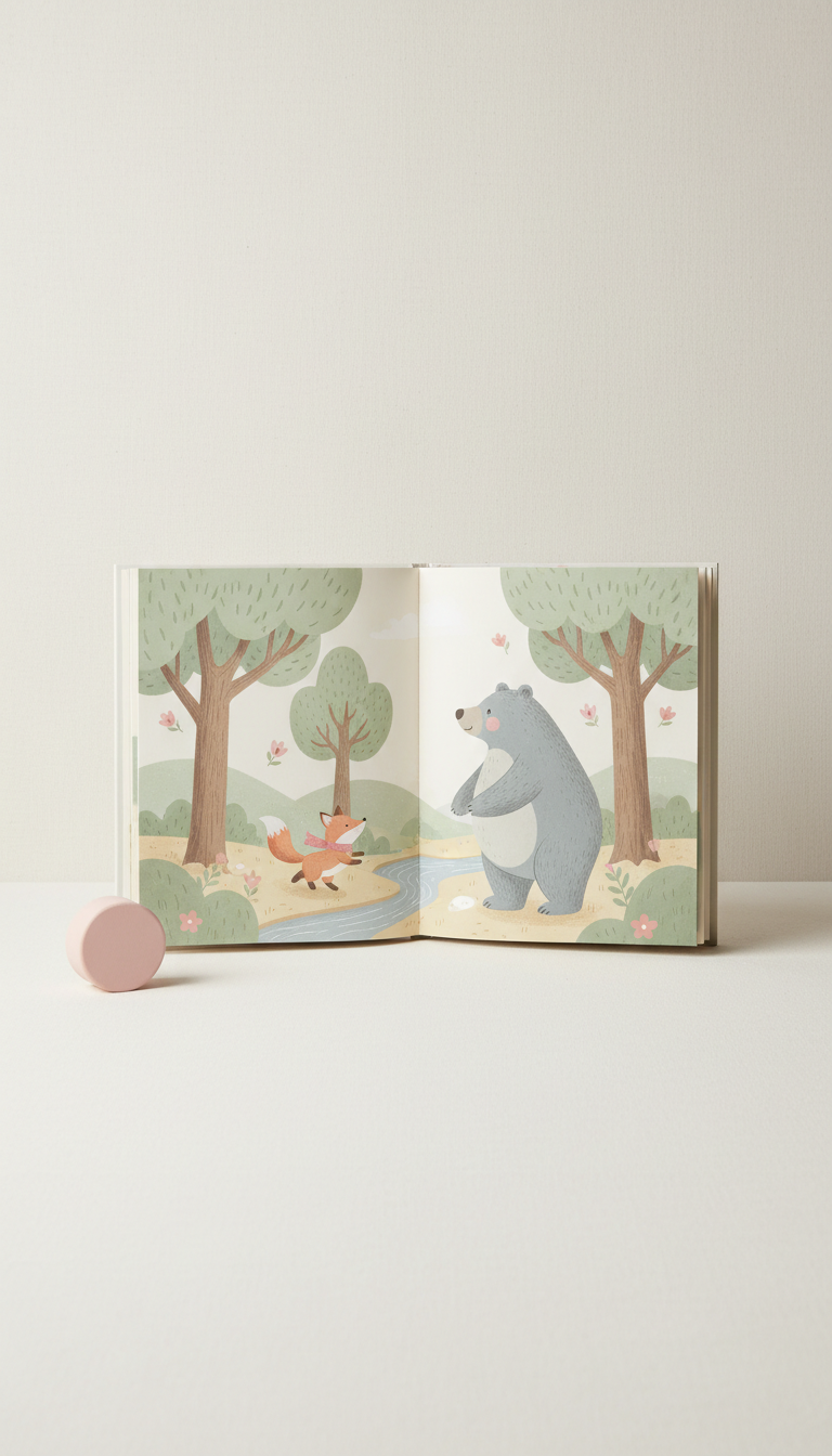 Illustrated Storybook With Whimsical Art